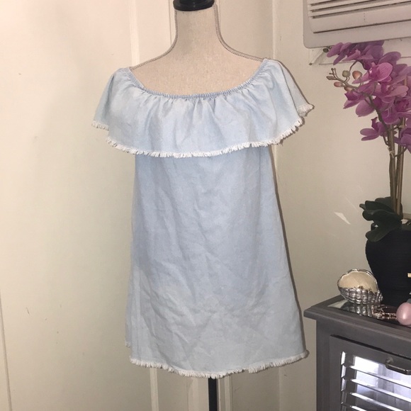 Denim blue dress - Picture 2 of 5